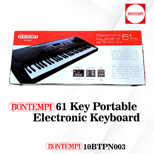 Bontempi 61Key Multi-function Portable Electronic Keyboard - 10BTPN003